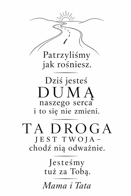 Nieśmiertelnik z Krzyżem dla Syna - Twoja Droga - Bejesa