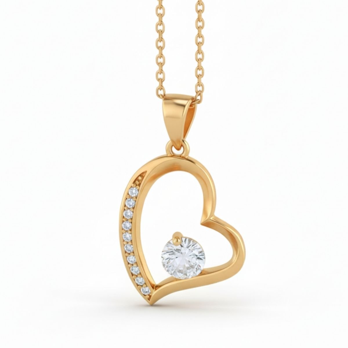 Naszyjnik dla Żony - Błyszcząca biel - Pełna tajemnic - Bejesa