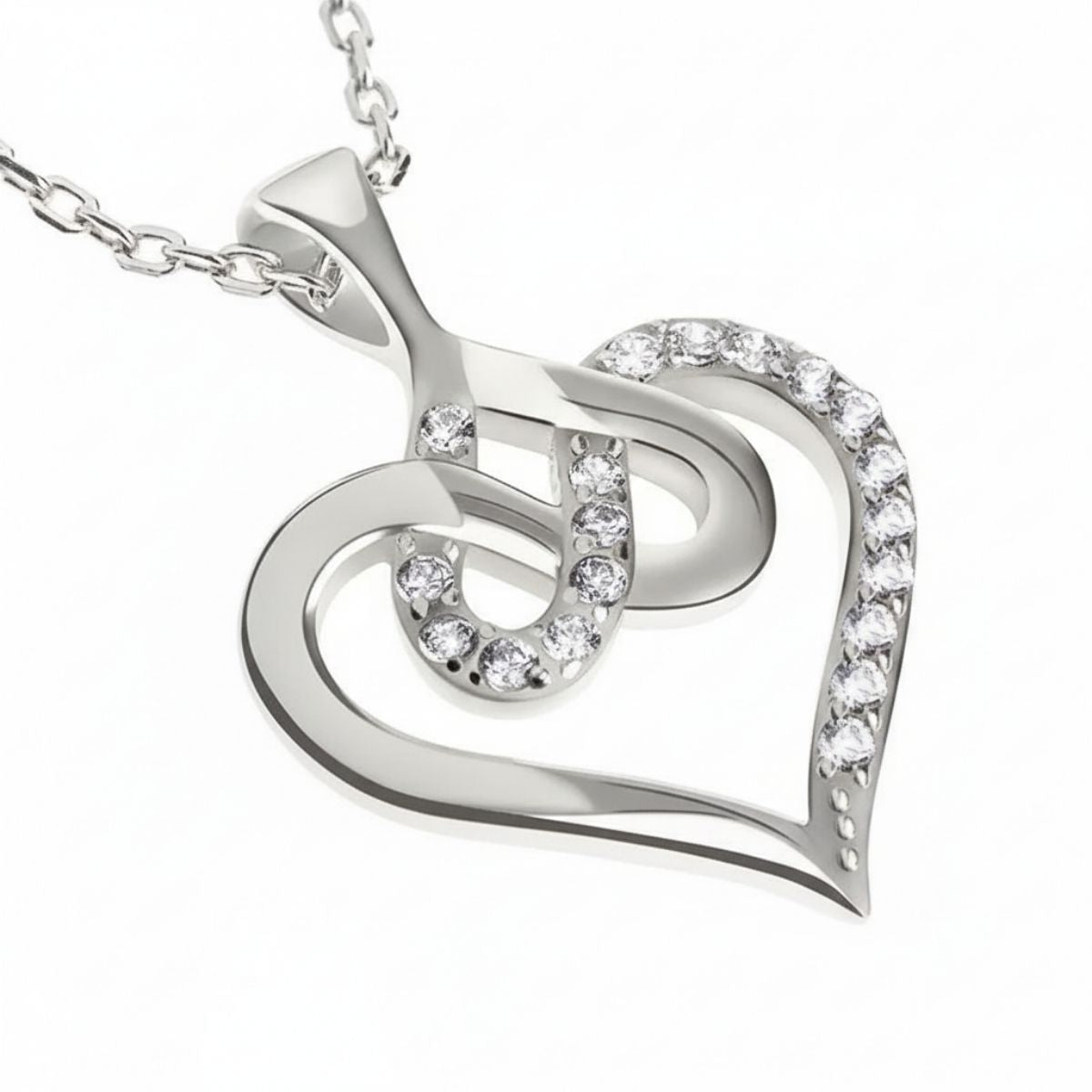 Złoty Naszyjnik Serce Nieskończoności – Dla Żony - Zawsze Obok - Bejesa