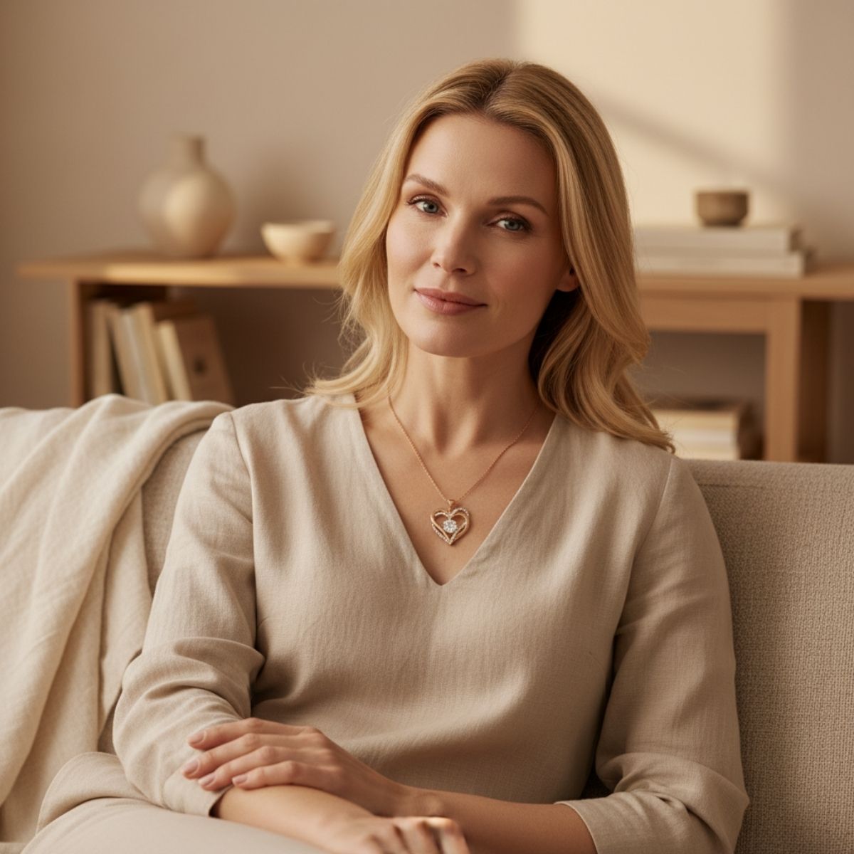 Naszyjnik dla Mamy - Pokryty 18k Złotem - Kocham Cię Mamo - Bejesa