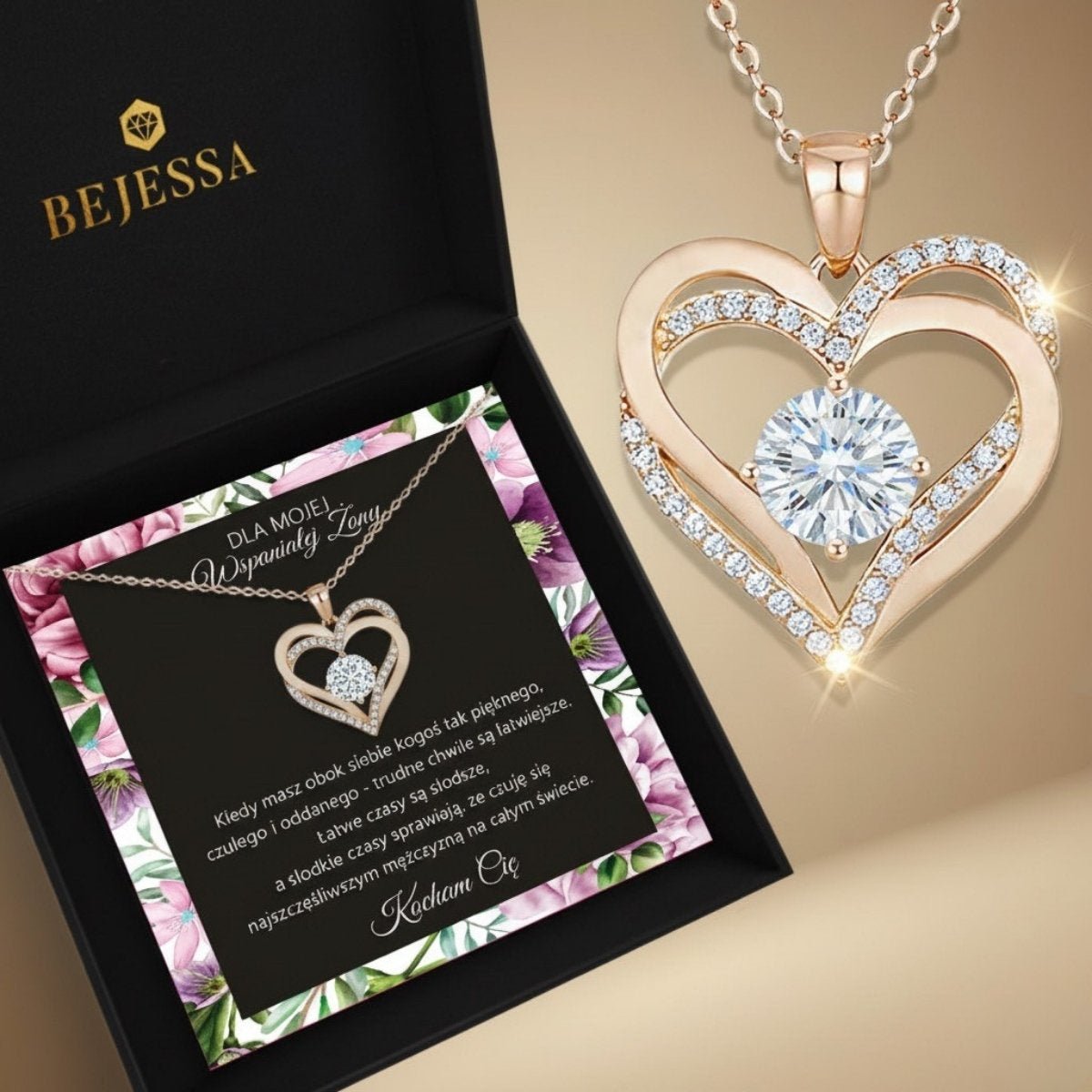 Prezent dla Żony - Podwójne Serce - Łatwe czasy - Bejesa