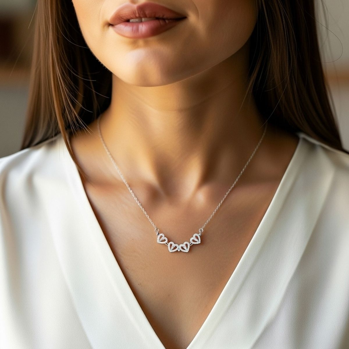 Naszyjnik dla Córki - Koniczynka - Najwspanialsze Uczucie od rodziców - Bejesa