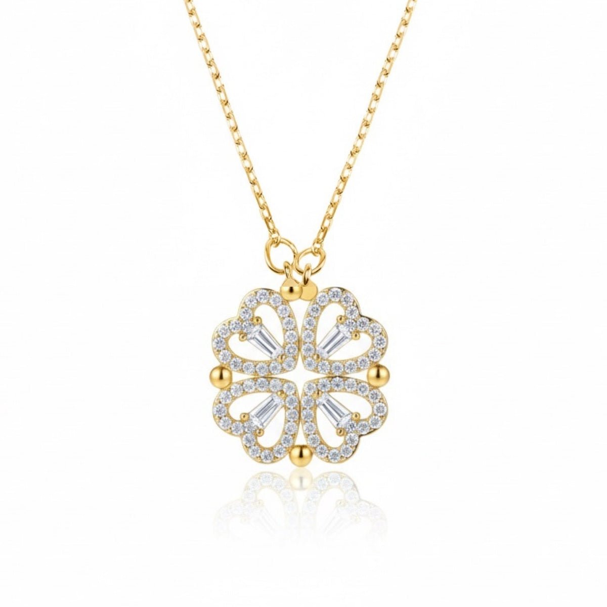 Naszyjnik dla Córki - Koniczynka - Najwspanialsze Uczucie od rodziców - Bejesa