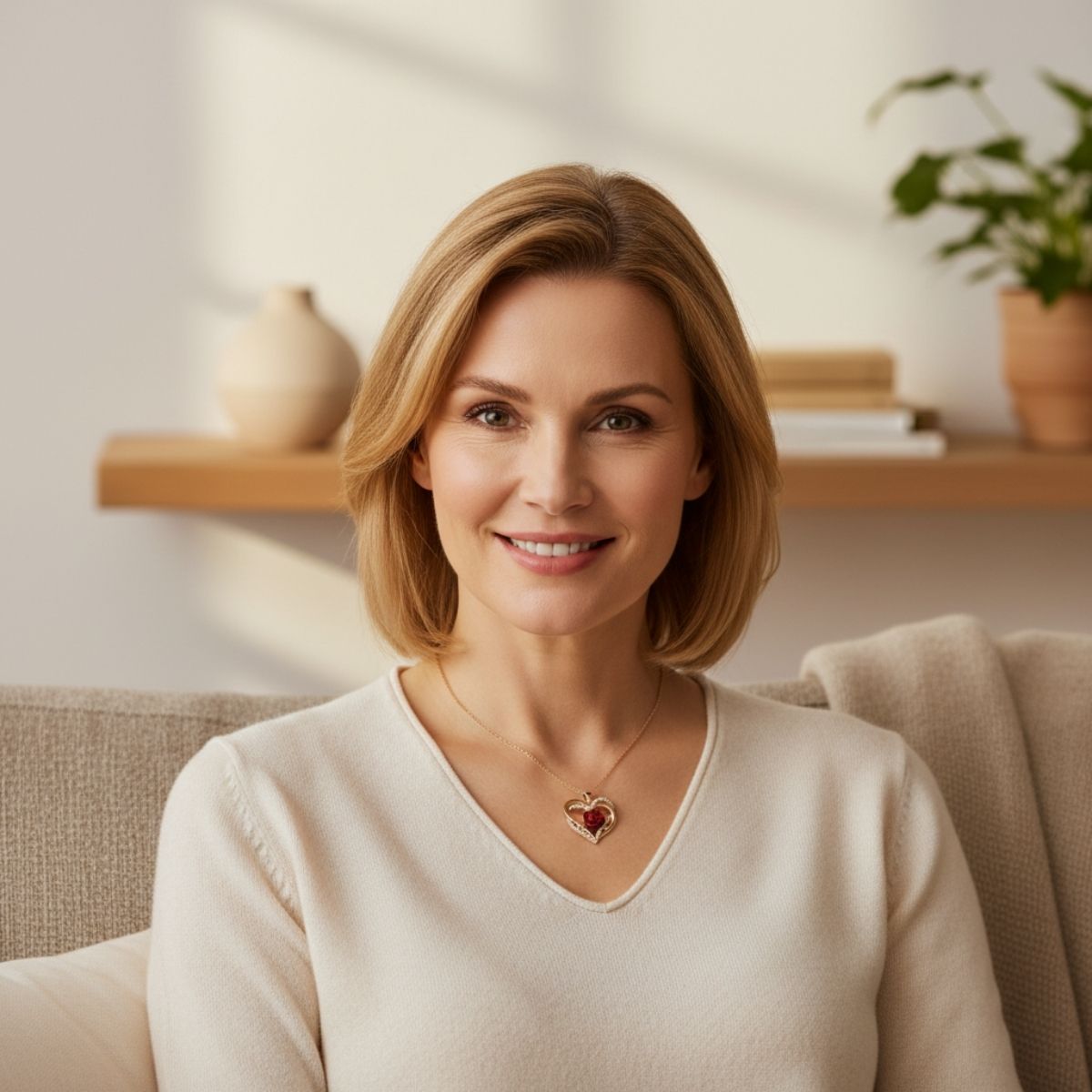 Naszyjnik dla Mamy - Pokryty 18k Złotem - Kocham Cię Mamo - Bejesa