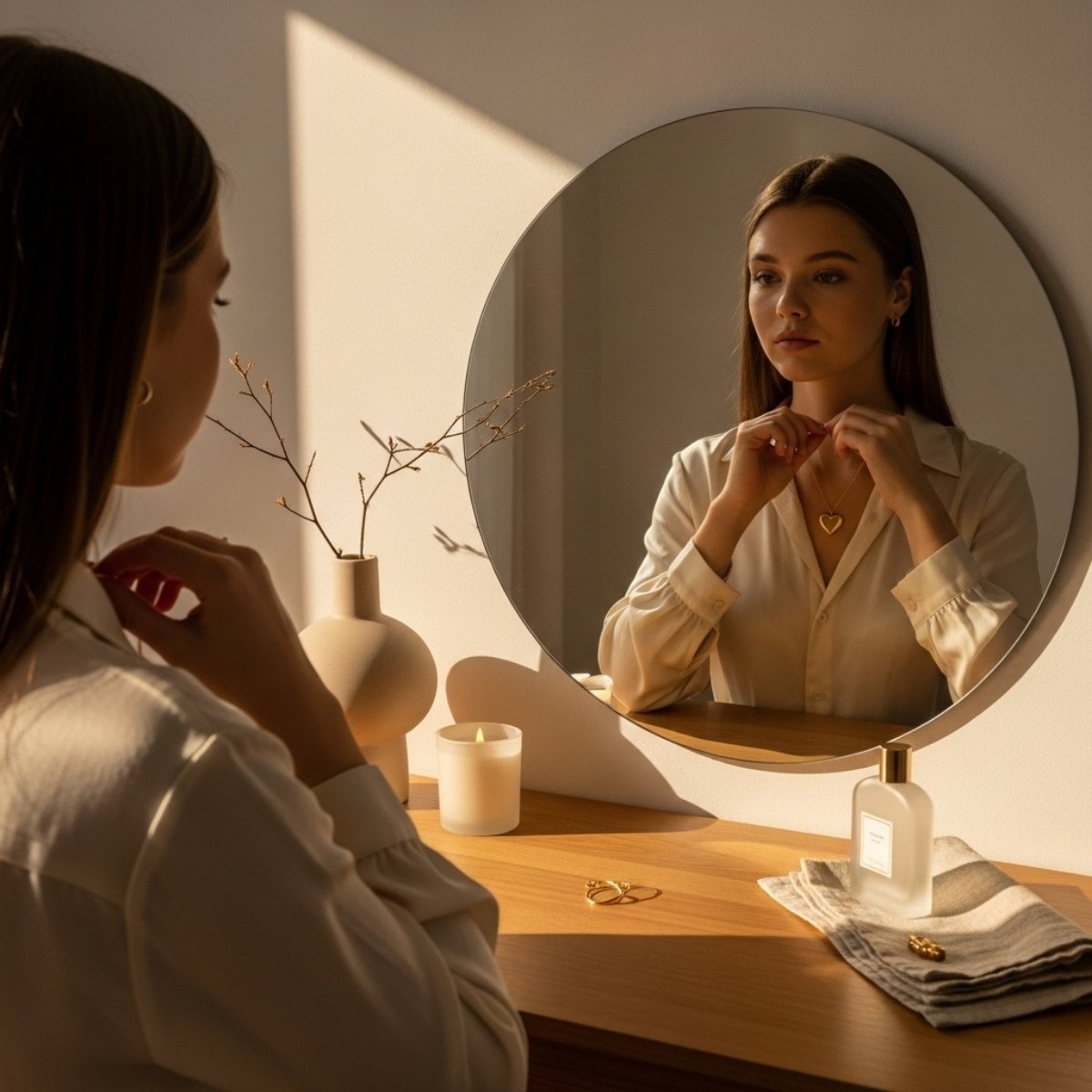 Prezent dla Córki - Serce z Grawerem - Nigdy nie zapomnij od Rodziców - Bejesa