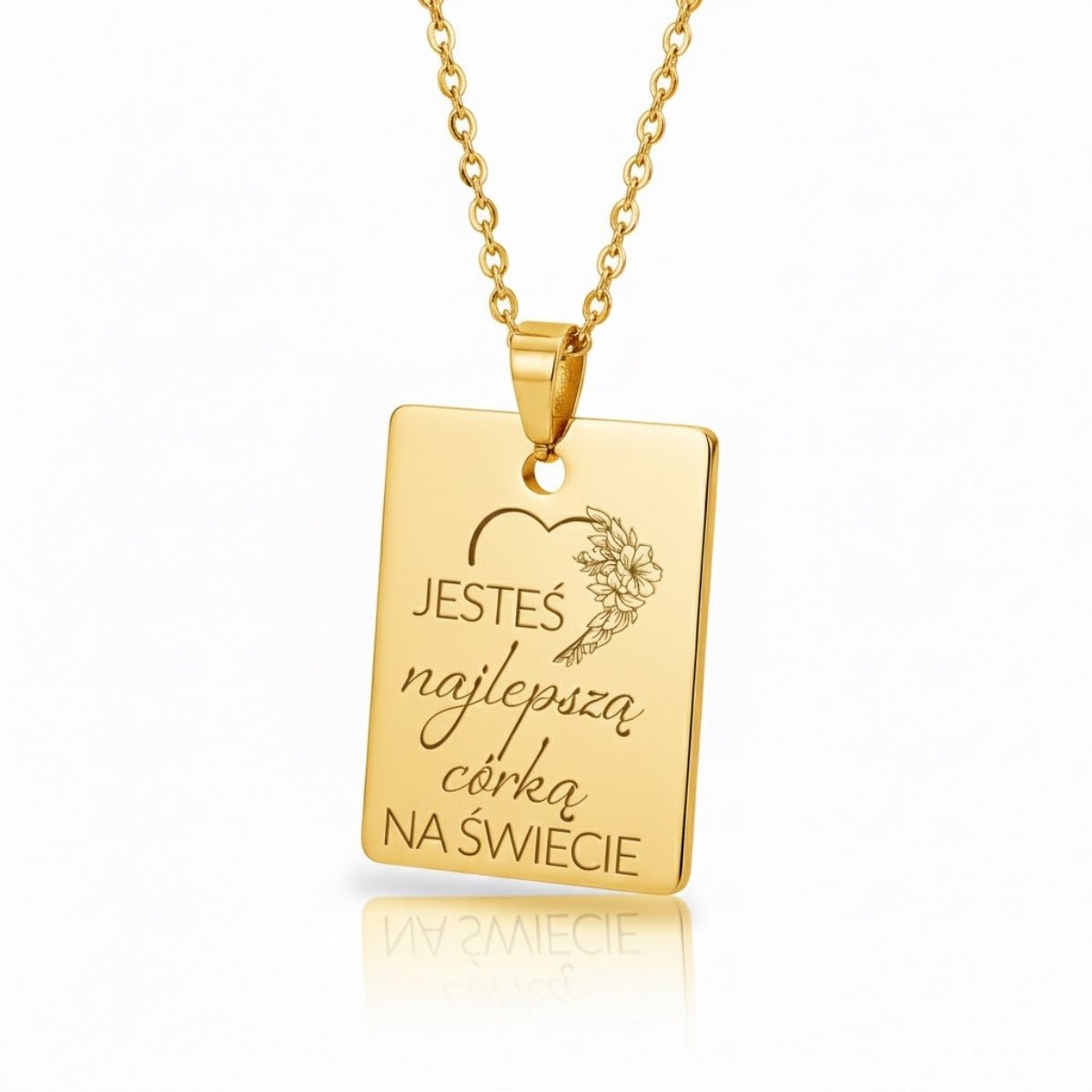 Prezent dla Córki - Nieśmiertelnik z Grawerem - Bejesa