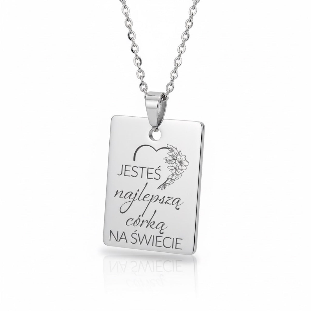Prezent dla Córki - Nieśmiertelnik z Grawerem - Bejesa