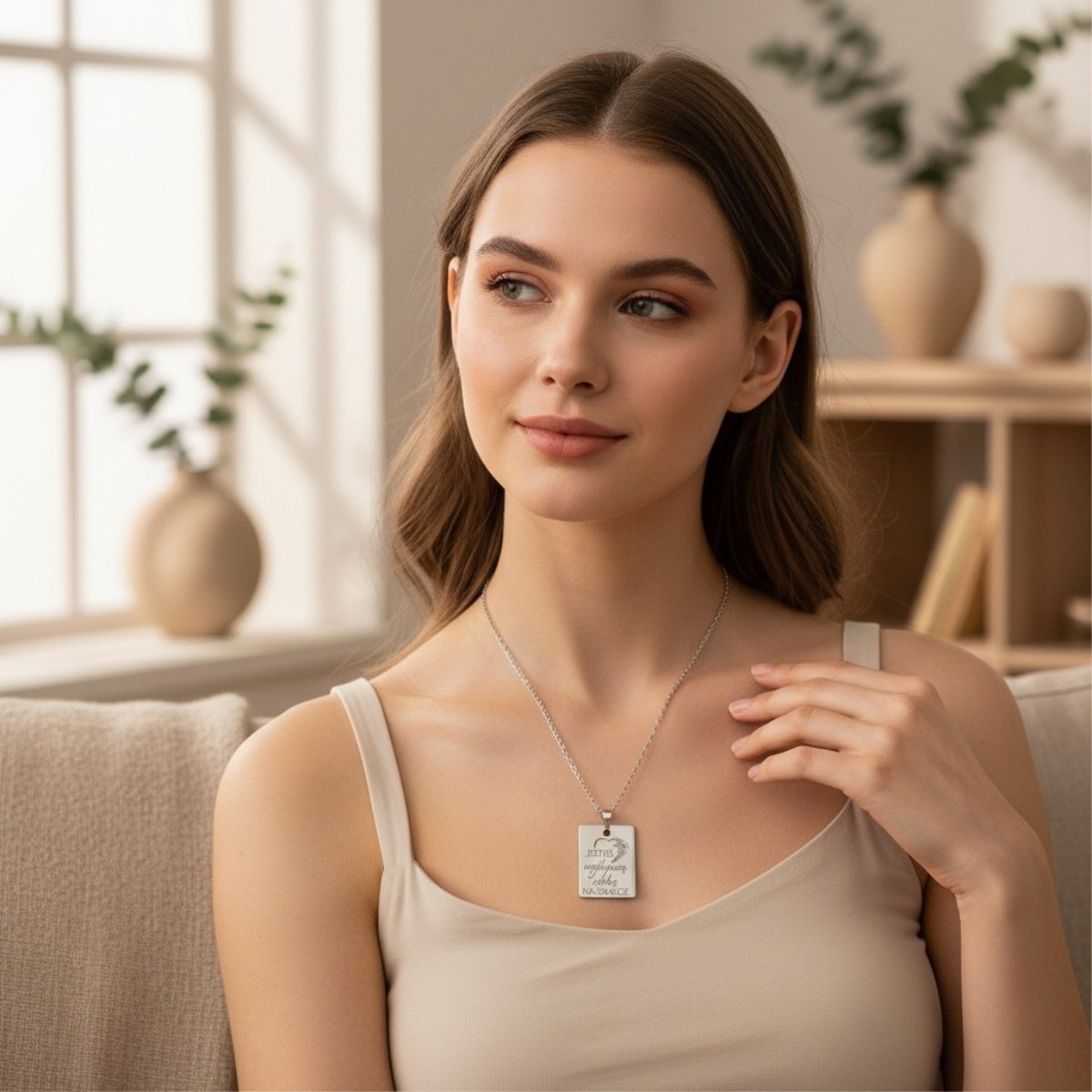 Prezent dla Córki - Nieśmiertelnik z Grawerem - Bejesa