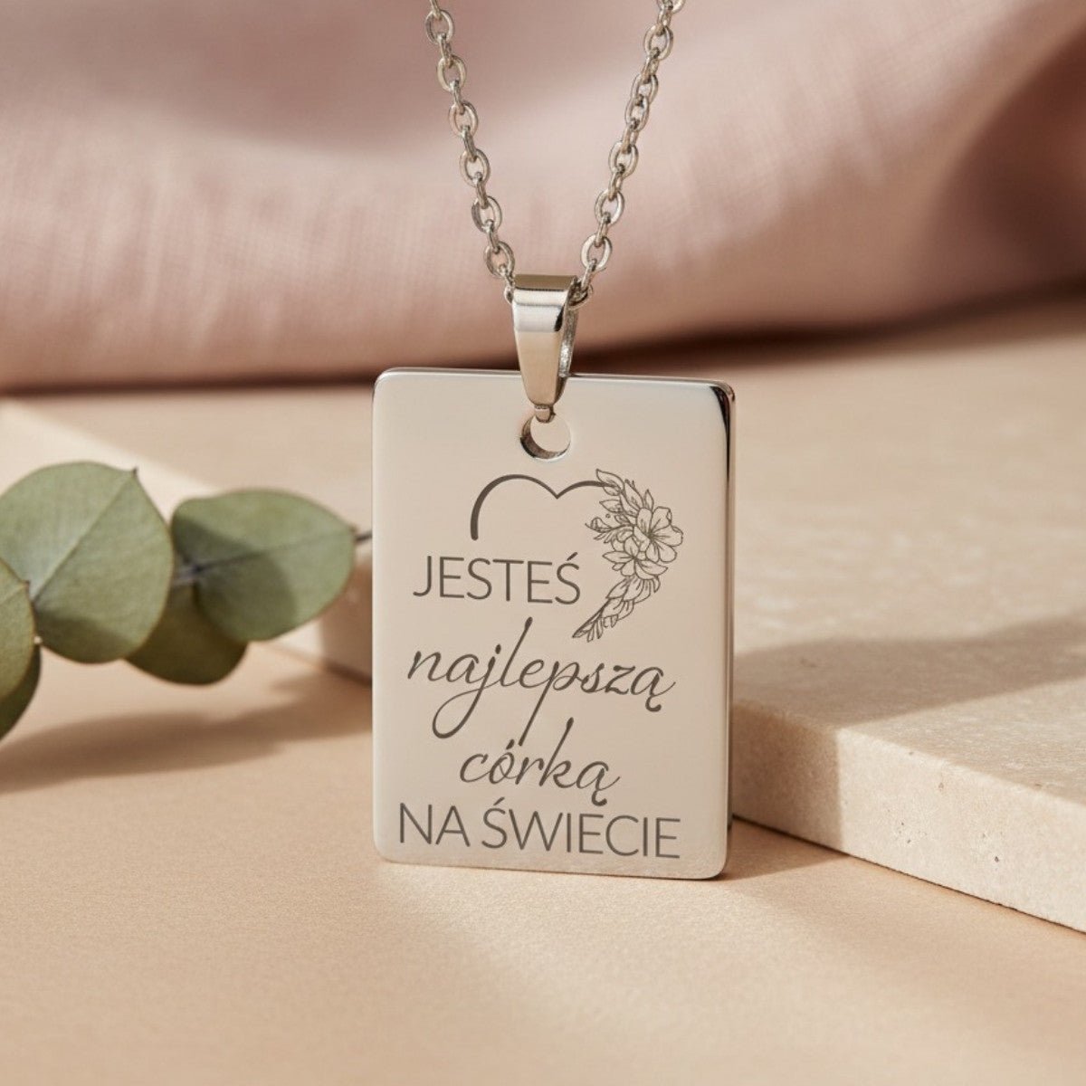 Prezent dla Córki - Nieśmiertelnik z Grawerem - Bejesa