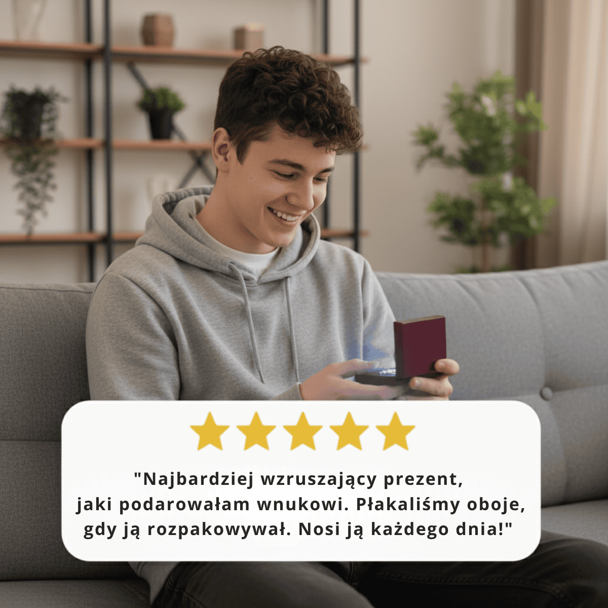 Dla Mojego Wnuka – Spersonalizowana Bransoletka Krzyż z Imieniem - Bejesa