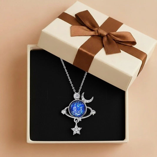 Naszyjnik Damski Pozłacany - Galaxy - Bejesa