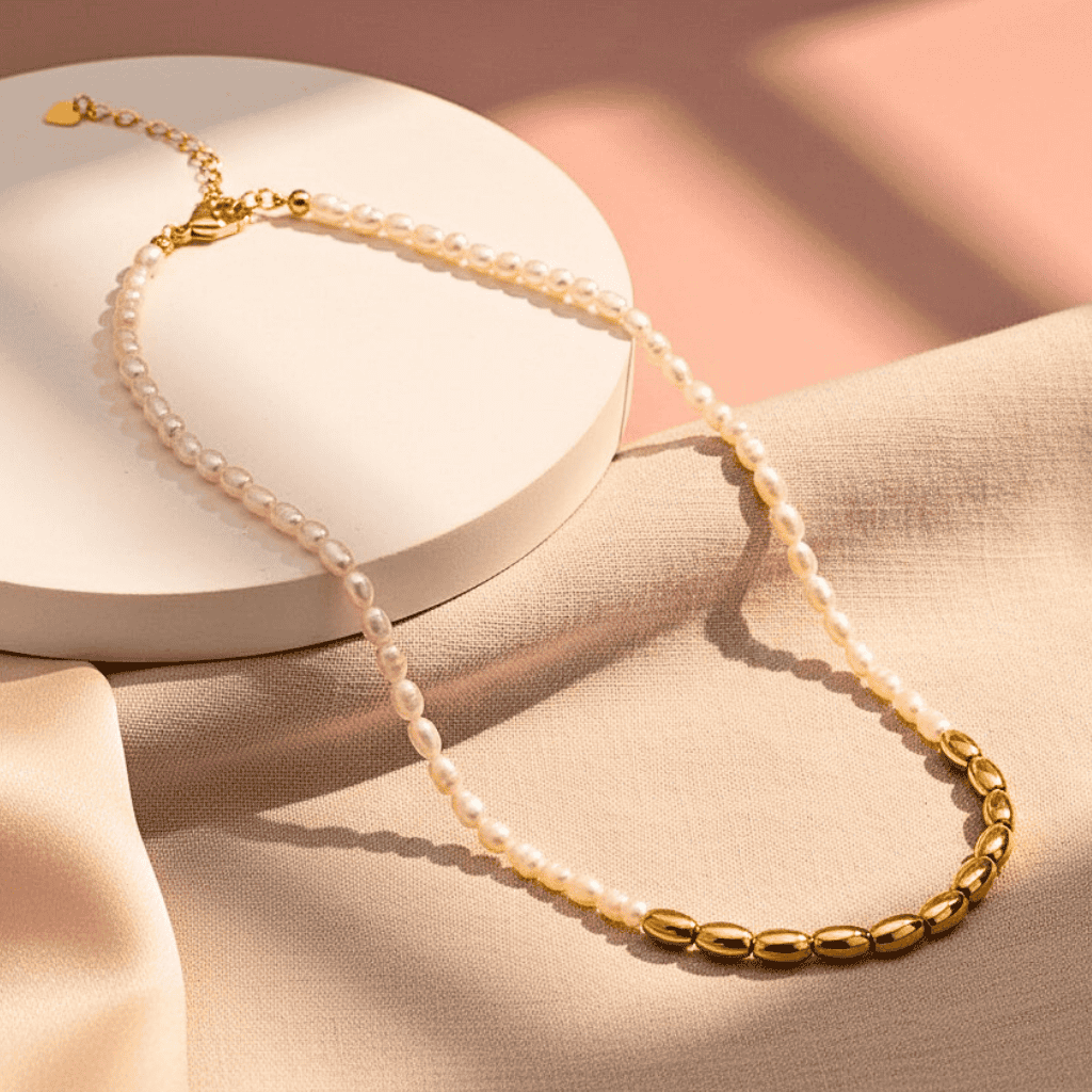 Naszyjnik z pereł - Damski naszyjnik - Bejesa