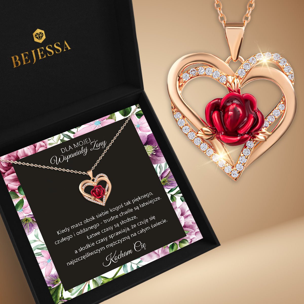 Prezent dla Żony - Podwójne Serce - Łatwe czasy - Bejesa