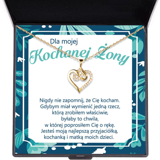 Naszyjnik dla Żony - Serce Nieskończoności - Zawsze Obok - Bejesa