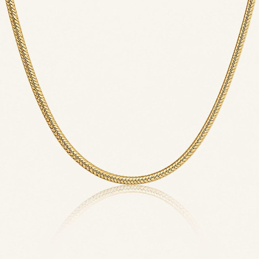 Płaski naszyjnik snake