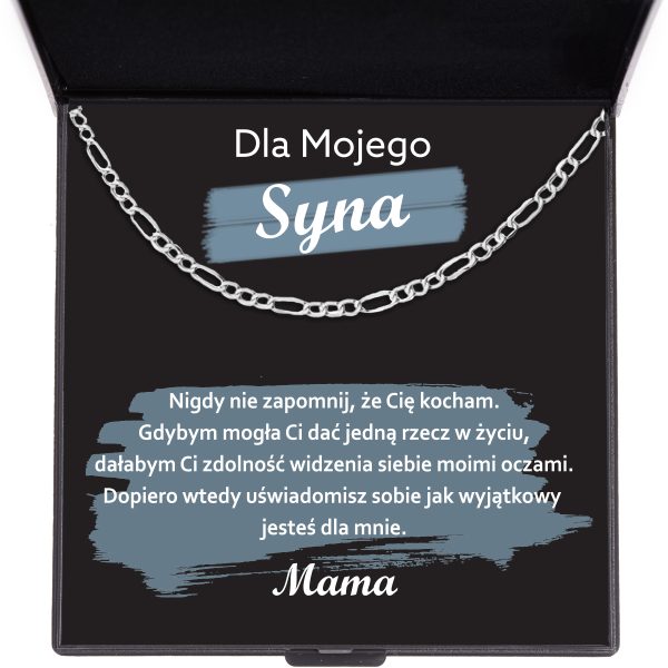naszyjnik-figaro-meski-dla-syna-stal-prezent-swieta-boze-narodzenie- srebrny
