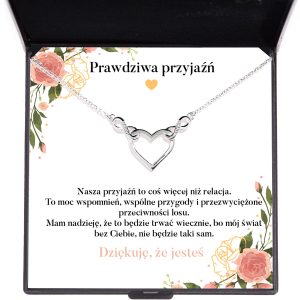 Naszyjnik Nieskończona Miłość z dedykacją dla przyjaciółki