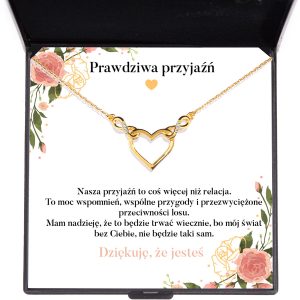 Naszyjnik Nieskończona Miłość z dedykacją dla przyjaciółki