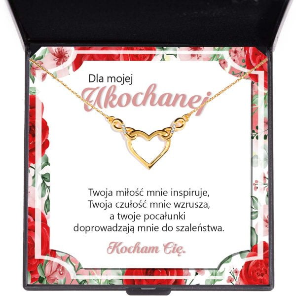 Naszyjnik Nieskończona Miłość z dedykacją dla ukochanej