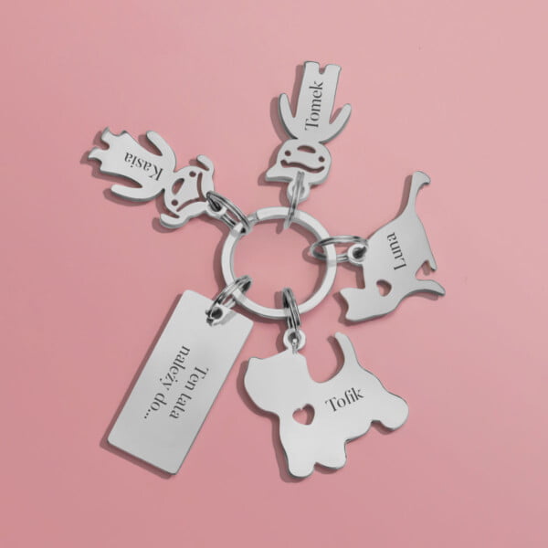 Breloczek - ten tata należy do - personalizowany