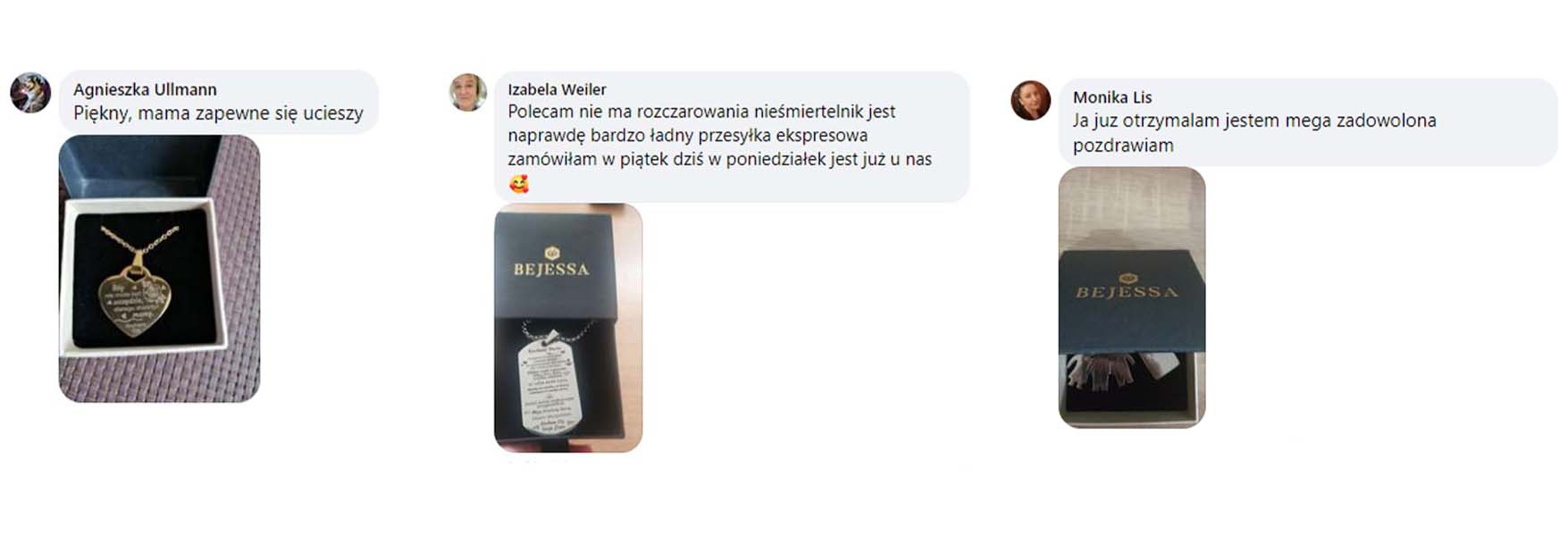Opinie klientów Bejessa