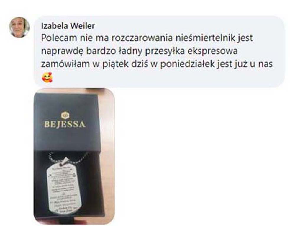 Opinie klientów Bejessa