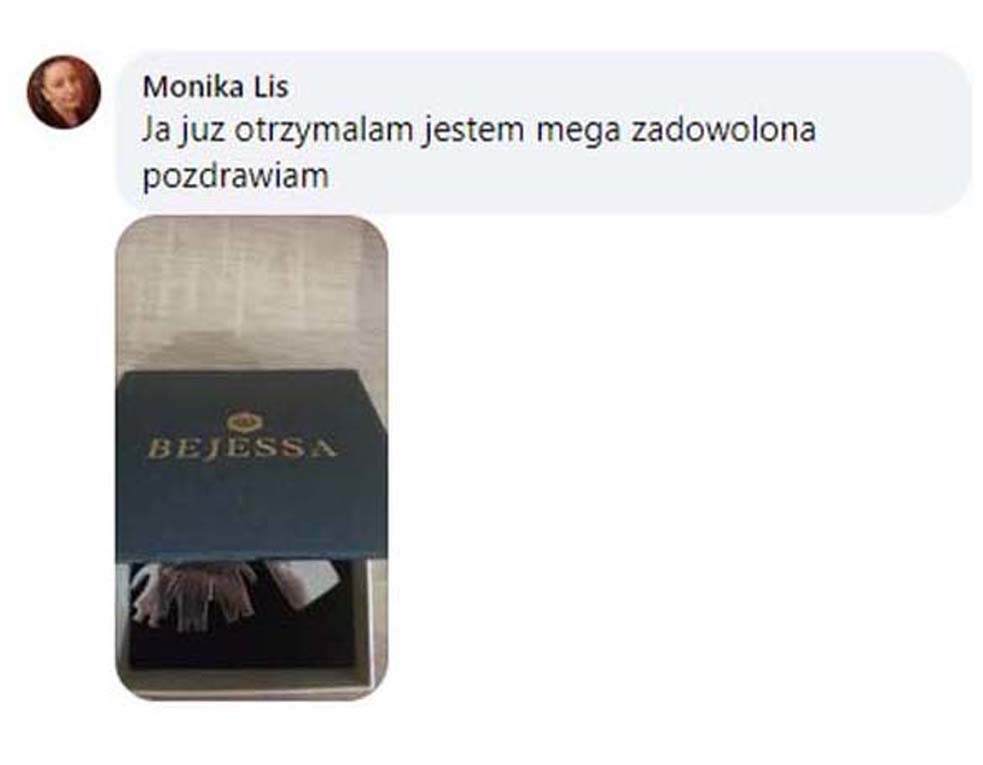 Opinie klientów Bejessa