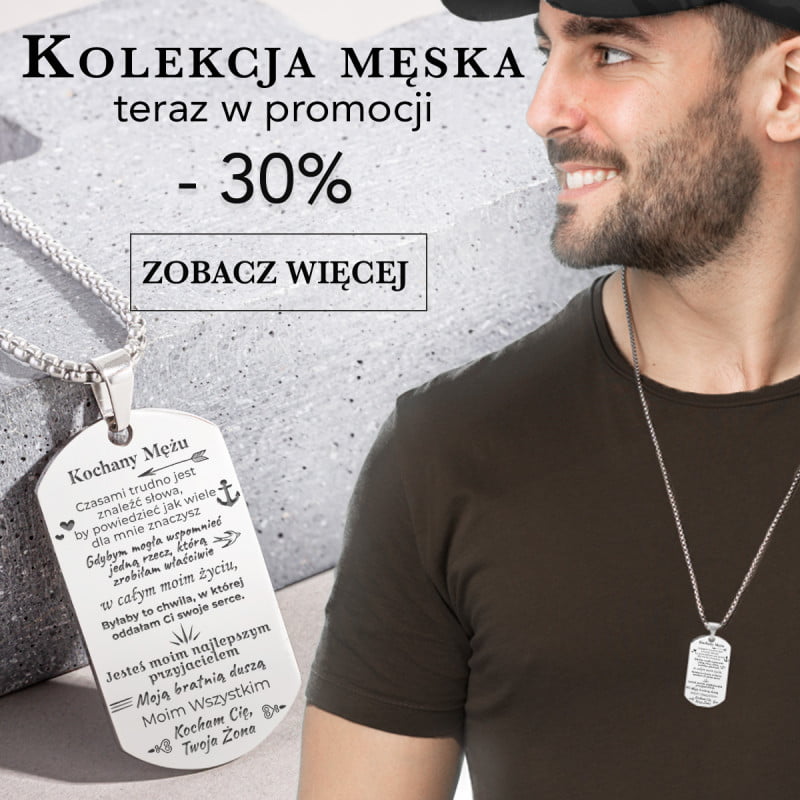 Baner - promocja na kolekcję męską