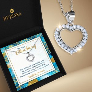 Naszyjnik Serce Błękitu z dedykacją dla ukochanej