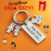 Brelok na Dzień Taty - ten tata należy do