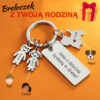 Breloczek do Kluczy – Brelok z Twoim tekstem – Rodzina
