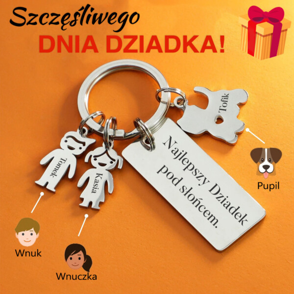 BRELOK - DLA DZIADKA - najlepszy dziadek pod słońcem