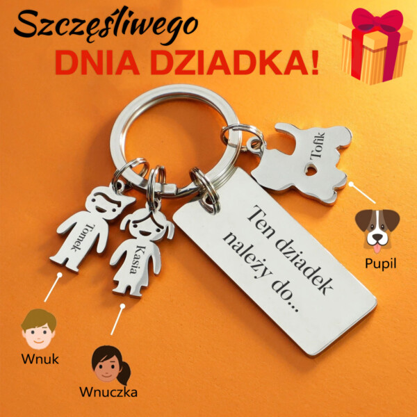brelok-ten dziadek należy do-roboczo