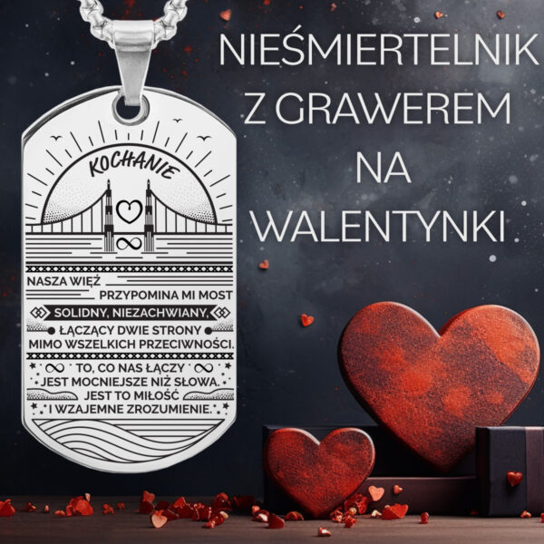 NASZYJNIK - mockup reklamowy - nieśmiertelnik - męski - reklama - grafika główna - walentynki - MOST (2)