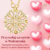 naszyjnik - koniczynka szczęśliwe serce - złoty - reklama - mockup główny - walentynki (3)