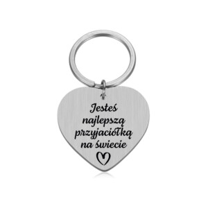 GRAWERY - BRELOK - NAJLEPSZA NA ŚWIECIE - PRZYJACIÓŁKA.ai.8 BRELOK - DLA - - serduszko - srebrny (1)