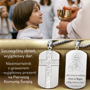 NIEŚMIERTELNIK - Z KRZYŻEM -komunia święta - trwanie w bogu - główna - dary wiary - PL (2)