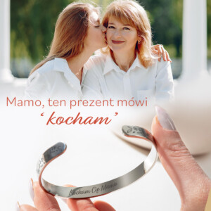 BRANSOLETKA - DLA MAMY - kocham cię mamo - kwiaty zewnętrzne (3)