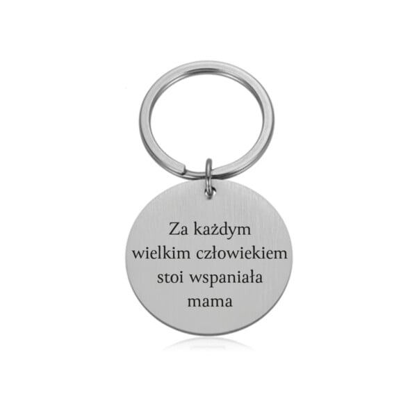 Brelok z grawerem – Prezent na Dzień Mamy – Wzruszający grawer – Wspaniała mama