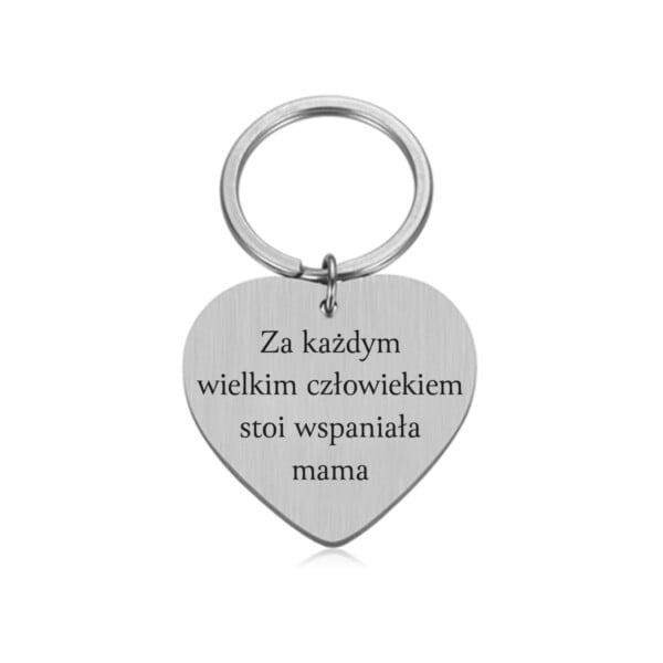 Brelok z grawerem – Prezent na Dzień Mamy – Wzruszający grawer – Wspaniała mama