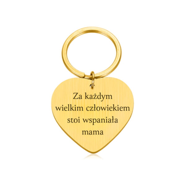Brelok z grawerem – Prezent na Dzień Mamy – Wzruszający grawer – Wspaniała mama