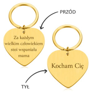 Brelok z grawerem – Prezent na Dzień Mamy – Wzruszający grawer – Wspaniała mama