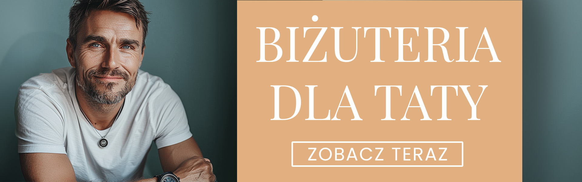 BANNER - DZIEŃ TATY - BIŻUTERIA DLA TATY - desktop 1920x600 - bejessa - PL (1)